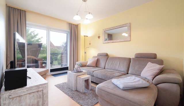 Bright 2-room apartment for 4 people with terrace, dog and WLAN