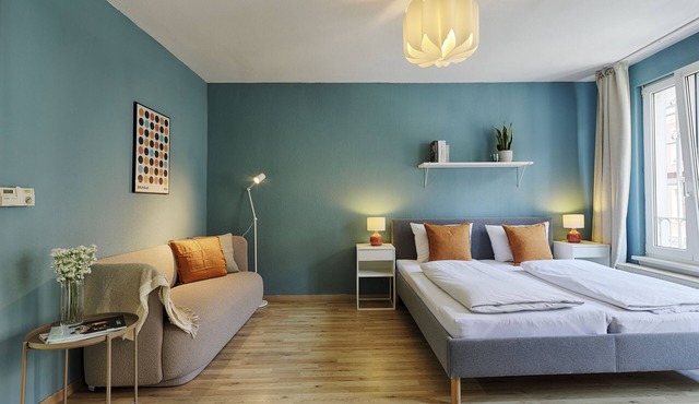 Central, modern city apartment