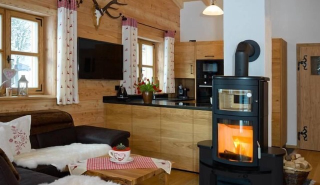 Chalet with sauna and outdoor seating area