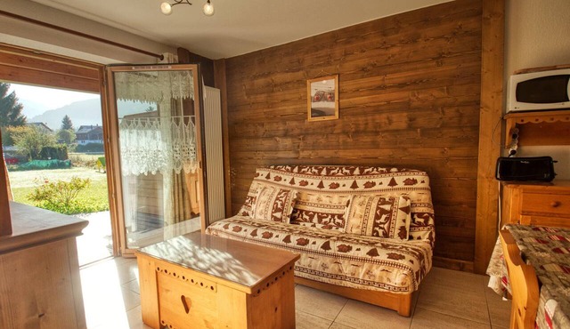 Charming T3 with terrace and mountain view, 2 bedrooms in Morillon