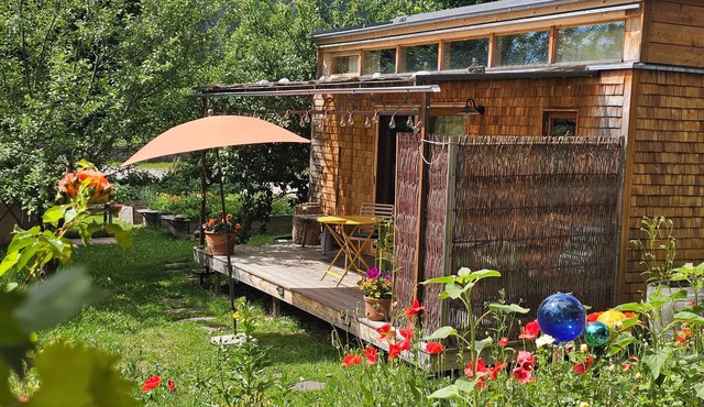Charming Tiny House “Loft Süd” with Mountain View, Wi-Fi, Terrace and Garden