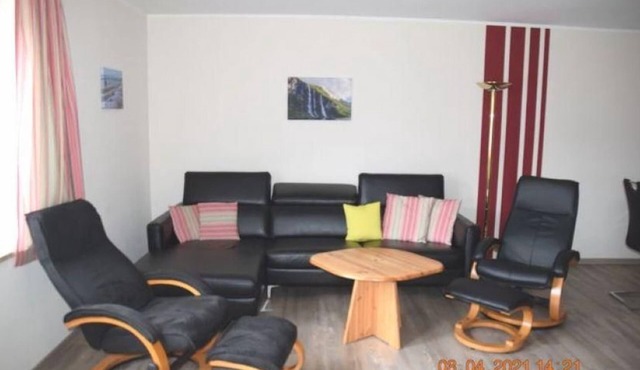Comfortable vacation apartment in Wenkendorf with terrace, garden and wood-burning stove