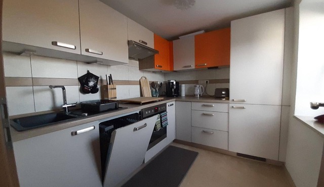 Cosy holiday flat with barbecue and garden