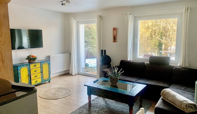 Cozy 2 room apartment with XXL garden in the center of Bad Schwartau, close to the Baltic Sea!