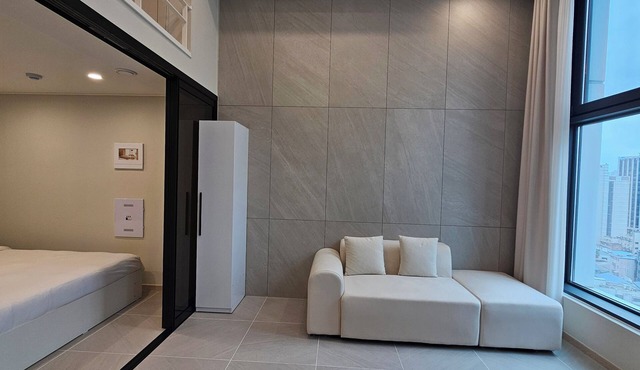 Cozy, Comfortable and Well-located Duplex in Euljiro, the center of Seoul.