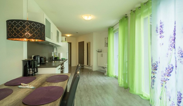 Cozy, Lovingly Furnished Holiday Apartment "Lavendel" with Covered Terrace & Balcony
