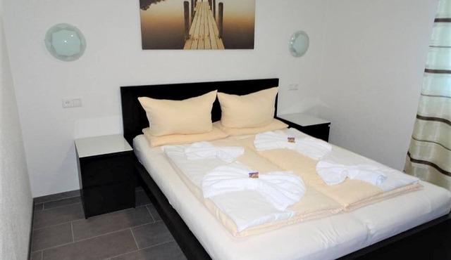 Deluxe Apartment, 86qm, Balkon, 2 Schlafzimmer, max. 8 Personen
