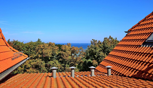 Dune castle apartment - 3 rooms, roof terraces, sea view & close to the beach for up to
