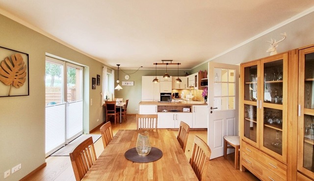 Enchanting Himi vacation home in the immediate vicinity of Lake Passad with an enclosed