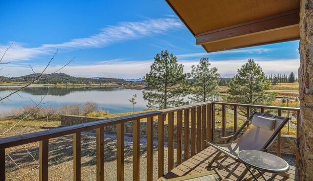 Experience the beauty of Pagosa Springs from this newly remodeled lakefront getaway in Lake Hatcher Park. Wake up to stunning mountain views, unwind by the water, and savor the tranquility of lakeside living with all the comforts of home.
