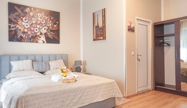 Family suite with kitchen and bathroom