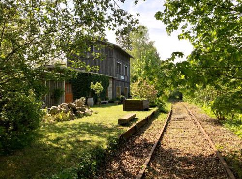Ferienwohnung im historischen Bahnhof