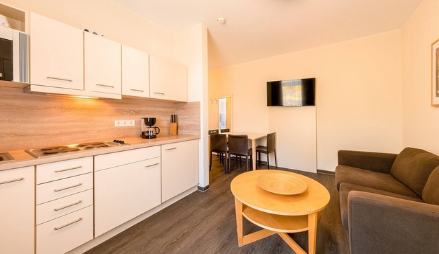 Ferienwohnung Typ A, 1 Schlafzimmer, 1 Wohn-/Esszimmer, max. 4 Personen