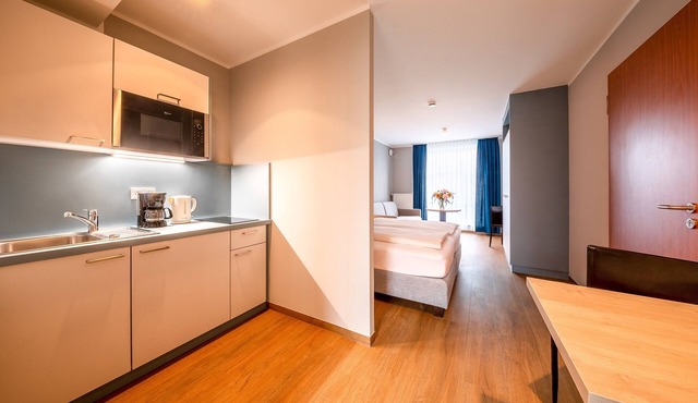 Ferienwohnung Typ D, 23-28qm, 1 Wohn-/Schlafraum, max. 2 Personen