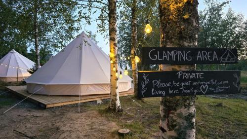 Glamping by the sea