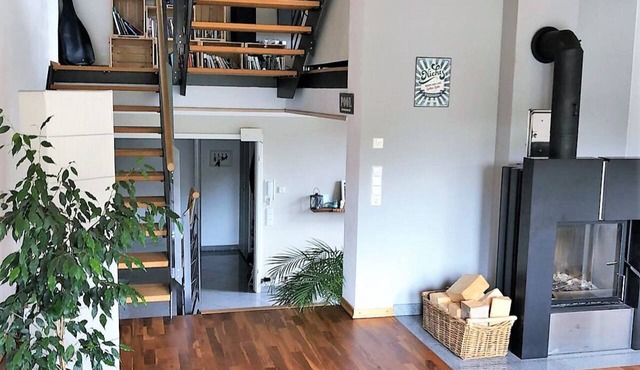 Great big apartment with fireplace and terrace