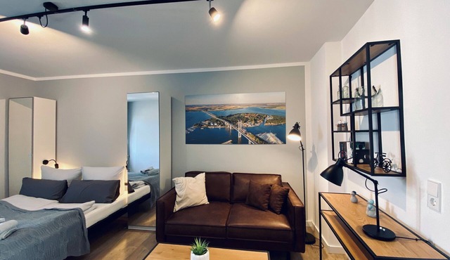 HafenCity apartment 6 on the 2nd floor directly at Stralsund harbor