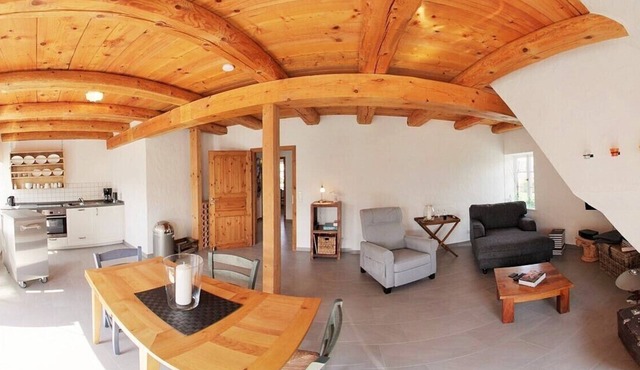 Half-timbered house by the sea WE 4: modern 3-room apartment with huge sunny roof terrace
