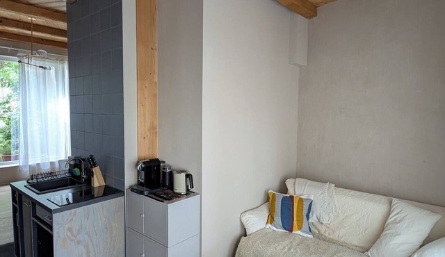 Half-timbered studio