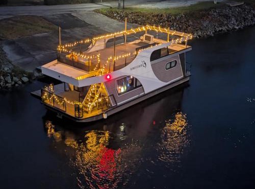 Hausboot bei Passau