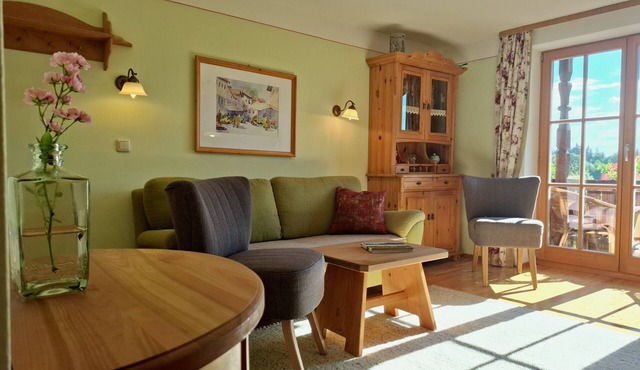 Heissbauer Vacation Rental "Karwendelblick" with Mountain Views, 2 Bedrooms, and 2 Bathrooms