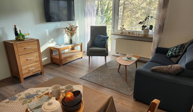 Holiday Apartment 'Bacchus' with Private Balcony, Shared Terrace
