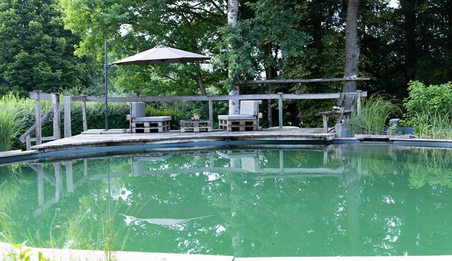 Holiday Apartment "Bodensee" with Terrace, Shared Garden & Swimming Pond