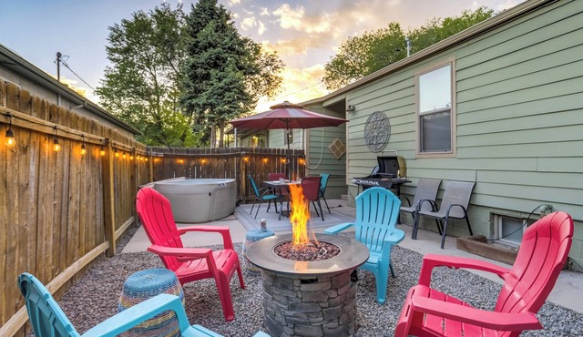 Hot Tub Haven w/Fire Pit near Downtown!