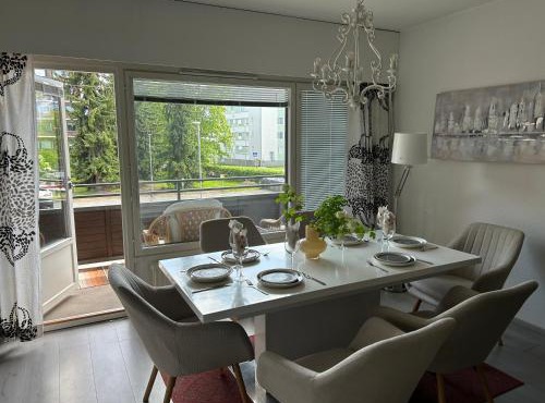 Large apartment in the centre of Jyväskylä with private swimming pool and sauna