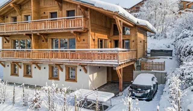 Le Tiki Mont Blanc Chalet Avec Jacuzzi et vue Mont Blanc