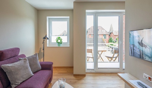 Lüdde Wattwurm vacation apartment in Husum for up to 3 people