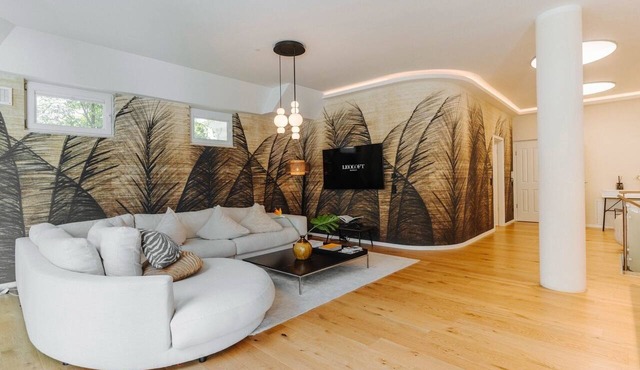 Luxurious loft with large sun terrace and sauna