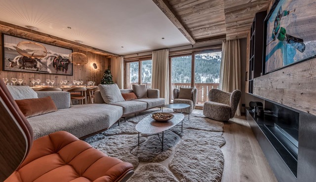 Luxury apartment, 3 bedrooms, fireplace, concierge 5*, ski room, non-smoking