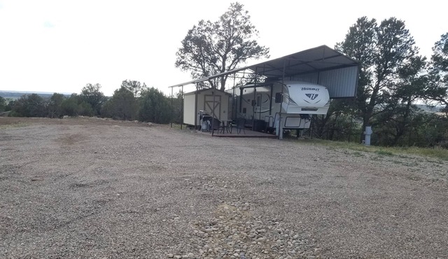 Luxury RV camping experience located on working cattle ranch in SW Colorado
