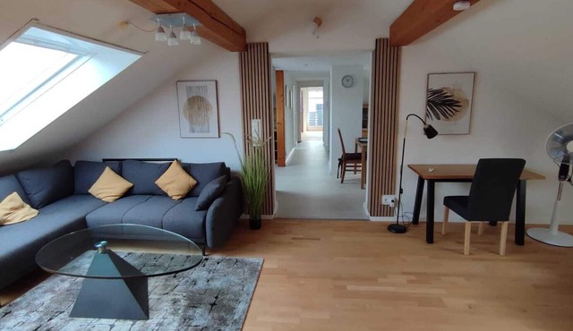 Möbilierte Renovierte Ferienwohnung mit Balkon