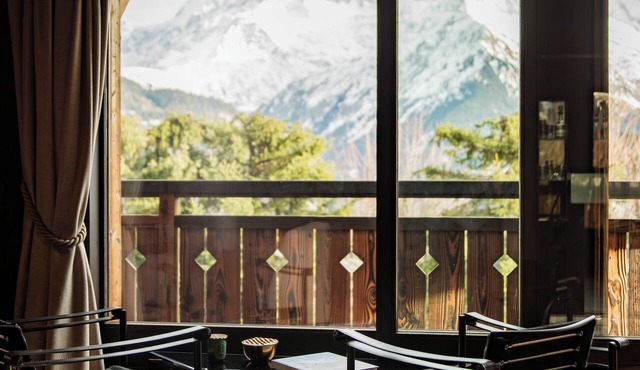 MAISON DOMINOS Chalet de Luxe, 5 chambres, Vue Mont Blanc, Spa, Jacuzzi, Salle de sport