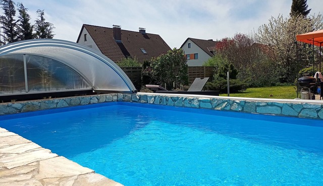 Mod. Apartment. with pool u. Veranda am Brombachsee - Wellness Oasis. Dogs welcome