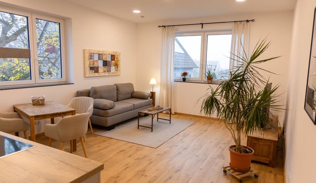 Modern and lovingly furnished vacation apartment at the foot of the vineyards