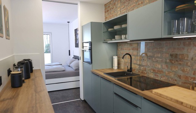 Modern apartment in Ilmenau city center with balcony and wallbox for e-cars