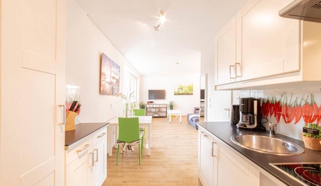 Modern designed 1-bedroom apartment in a central location in Timmendorfer beach.