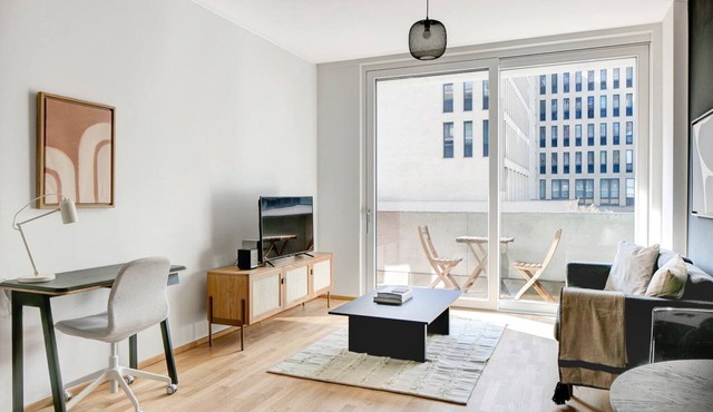 Modern Landstraße 1BR w/Amazing Views, steps from Danube, by Blueground