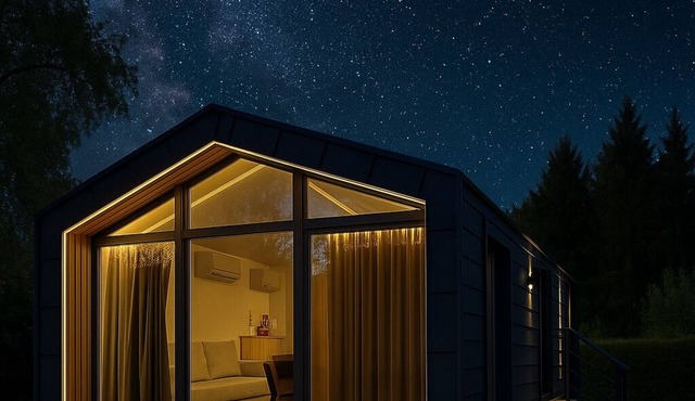 Modern vacation home for couples and families - nature & starry skies included!