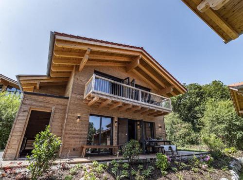 Modernes Chalet mit eigener Sauna im Vital Camp Bayerbach