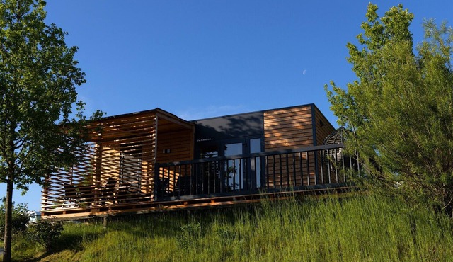 Modernes MobileHome für Familien im Vital Camp Bayerbach
