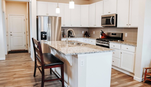 Mountain View 3-bedroom townhome with AC and WiFi in Downtown Erie