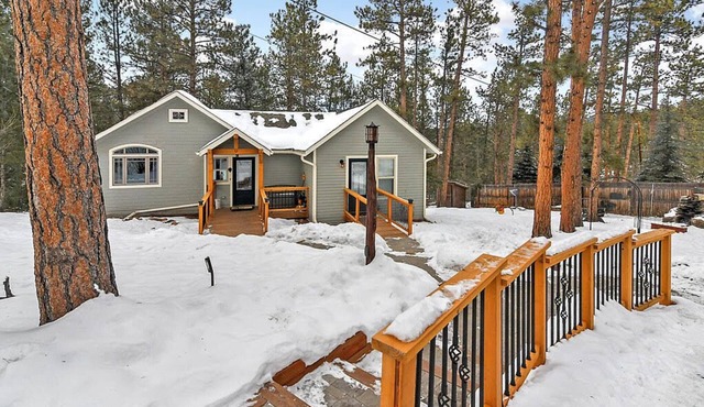 Newly renovated historic cabin.serene and secluded; yet minutes to Evergreen