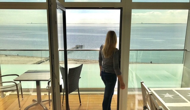 Ostseeblick-Perle 1, 10th floor, panoramic view, pool - Ostseeblick-Perle, Prinz