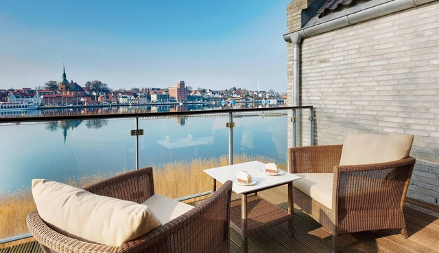 Penthouse apartment "Eignerlodge" in the Schleibrücke in Kappeln.