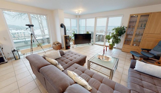 Penthouse Hafenglück - Atemberaubender Blick über die Kieler Förde