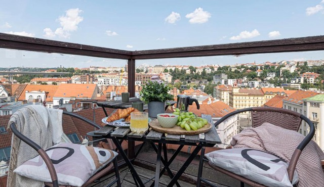 Prague Days - Airy Duplex with Terrace and AC